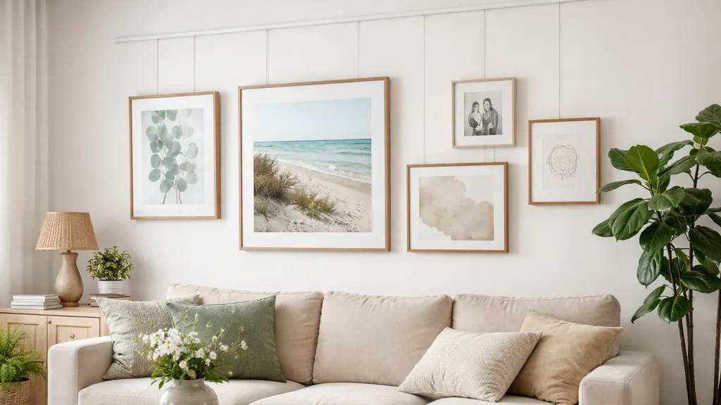 Décorer ses murs, c’est souvent une histoire d’élan : une affiche coup de cœur, une photo de voyage, un dessin des enfants… Puis, au fil du temps, on veut déplacer, compléter, remplacer. Le problème, c’est que les murs finissent vite par se transformer en gruyère. Les cimaises murales apportent une réponse simple et propre : vous installez un rail discret une bonne fois, puis vous accrochez et réorganisez vos cadres à volonté grâce à des câbles et des crochets réglables. Résultat : une galerie élégante, modulable, et surtout sans multiplication de trous, idéale si vous aimez changer l’ambiance d’une pièce au fil des saisons. Quels critères pour choisir les meilleures cimaises murales ? Pour choisir un système adapté, nous vous conseillons d’abord de partir de l’usage réel. Combien de cadres souhaitez-vous accrocher ? Plutôt des petits formats légers ou quelques pièces plus lourdes ? La capacité de charge est le critère numéro un : elle dépend du rail, mais aussi des câbles (ou tiges) et des crochets. Mieux vaut prévoir une marge, notamment si vous aimez les cadres avec verre, les grands formats ou les compositions en duo sur un même câble. Deuxième point : l’esthétique. Certaines cimaises sont presque invisibles une fois posées, surtout en haut de mur, alors que d’autres assument un rendu plus “ligne d’architecture”. Les câbles transparents donnent un effet très discret, tandis que les câbles métalliques offrent un look plus affirmé. Pensez aussi aux finitions (blanc, alu, noir) pour rester cohérent avec votre intérieur. Enfin, privilégiez un système évolutif : possibilité d’ajouter des crochets, de doubler l’accrochage, de varier les hauteurs, ou de créer un mur de cadres sur toute une longueur. Pour comparer des options fiables selon la pièce et le besoin, vous pouvez consulter les meilleures cimaises murales : cela aide à visualiser les solutions disponibles et leurs usages (charge, style, compatibilité des crochets, etc.). Comment installer votre système d’accrochage sans percer ? Soyons précis : une cimaise se fixe généralement en haut du mur (ou parfois au plafond). Donc, il y a en principe une installation initiale avec quelques points de fixation. L’avantage, c’est qu’ensuite vous n’avez plus besoin de percer à chaque changement de cadre : tout se règle avec les câbles et les crochets. Pour une pose propre, nous recommandons : de mesurer et tracer une ligne parfaitement droite (un niveau fait gagner du temps) ; d’adapter les fixations au support (placo, brique, béton) ; de poser le rail, puis d’insérer les câbles et de régler les crochets à la hauteur voulue. Astuce pratique : commencez par accrocher vos cadres “à blanc” (sans chercher la perfection du premier coup). Ajustez d’abord les hauteurs, puis l’écart entre les cadres. En procédant par petites corrections, vous obtenez rapidement un rendu équilibré sans vous énerver. Faites évoluer votre exposition au fil de vos envies C’est là que les cimaises deviennent vraiment intéressantes : vous pouvez faire vivre votre déco. Un cadre monte ou descend selon le mobilier, une affiche est remplacée selon la saison, une nouvelle photo s’ajoute sans casser l’équilibre. Vous pouvez aussi passer d’une composition très alignée à un mur plus dynamique, en jouant sur les tailles, les marges et les superpositions. Notre conseil : fixez une “ligne directrice” (couleurs de cadres, thème, ou harmonie de formats), puis laissez-vous la liberté de varier. Et si vous aimez renouveler souvent, prévoyez quelques crochets supplémentaires : ils permettent d’ajouter un format imprévu ou de tester une nouvelle disposition en deux minutes. Avec une cimaise, votre mur devient une galerie personnelle qui évolue avec vous, sans stress, sans dégâts, et avec un résultat nettement plus propre qu’une succession de clous et de chevilles.